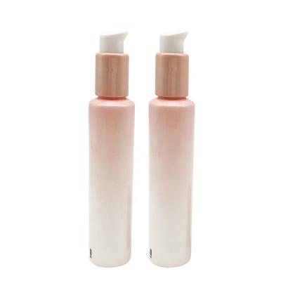 China Plating Pump Cap BB Base Cream Plastic PE Tube Packaging With Airless Pump for sale