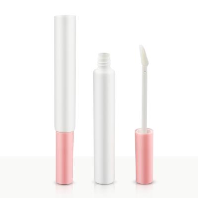 China Plastic Lip Gloss 10ml-20ml PE Squeeze Tube With Assemble Wand Applicator For Lip Gloss Packaging for sale