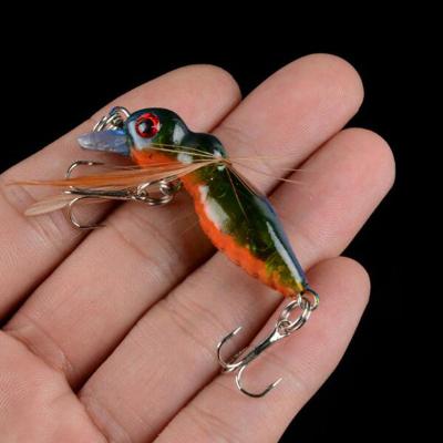 China Plastic Fishing Lure Fly Insect Grasshopper ABS 6 Colors 4.5cm/3.6g Artificial Bait 6 Colors 4.5cm/3.6g for sale