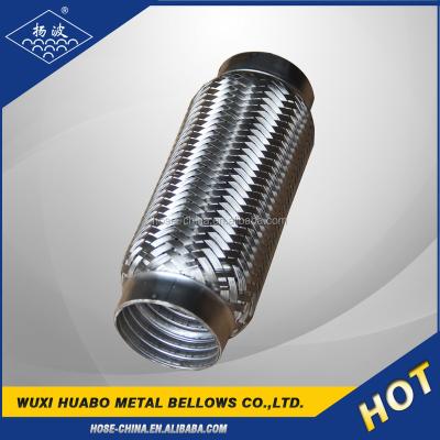 China Hot Selling SS 201/304/316 Yangbo Stainless Steel Exhaust Flexible Pipe For Car for sale