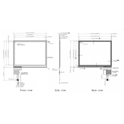 China 5.7 Inch TFT Capacitive Touch Screen Precision PCAP Touch Screen for sale