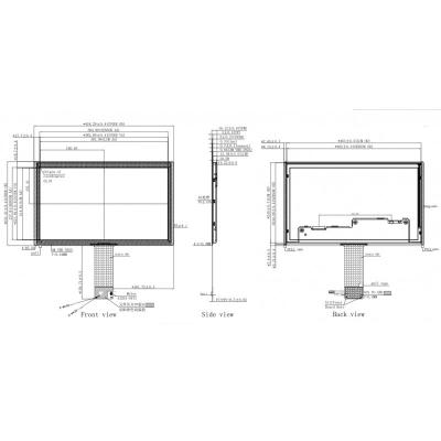 China 17.3 Inch Multi Capacitive TFT LCD Touch Screen Industrial With USB Interface for sale