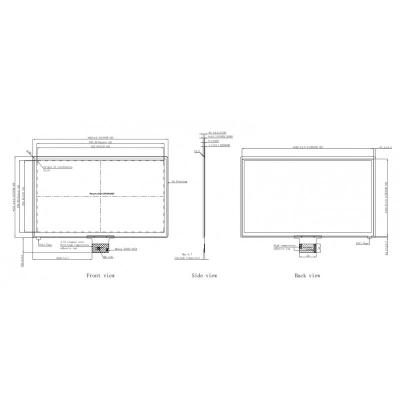 China 23.8 Inch Projected TFT Capacitive Touch Screen Custom G+G Structure for sale