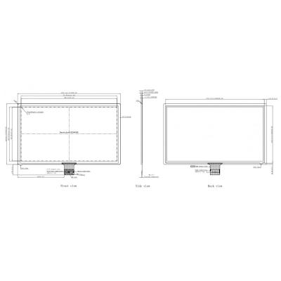 China 32 Inch Projected Capacitive Touch Panel Large Touch Screen Display TFT for sale