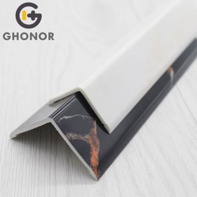 China Minimalist PVC Protector Wall Corner Extrusion Profile L Shaped Plastic for sale