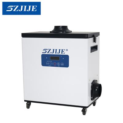 China SZJIJE Industrial new product smoke dust collector machine mobile welding fume extractor with outlet muffler for sale