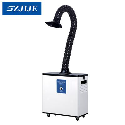 China Factory JJ-1001 Low Noise Smoke Absorber Beauty Nail Salon Dust Collector Fume Extractor for sale