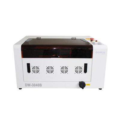 China Laser Engraving Top Selling CO2 Laser Engraver 40W Silicone Rubber Laser Engraving Cutting Machine 300*400MM. for sale