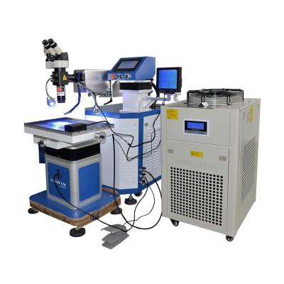 China Automatic Metal Stainless Steel YAG Laser Welder Price Laser Welding Machine Lithium Battery Aluminum CCD Rings Necklace Jewelry Repairment Laser Welder for sale