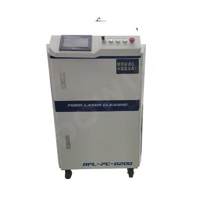 China Exterior Paint Cleaning 1000W 1500W 2000W Fiber Laser Machine Raycus Source Laser Cleaning Rust Removal for sale