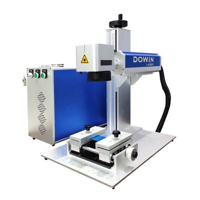 China Laser Marker Fiber Laser Stone Marking Machine CNC Handcrafts Marking Machine Laser Printer On Metal Iron Aluminum 30w Copper Sheets for sale