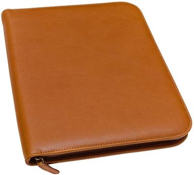 China Wholesale Personalized Leather Executive Leather Padfolio with Custom Logo for sale