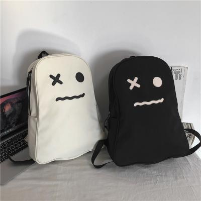 China 2021 new ugly cute female college backpack school backpack personality anti-theft ghost backpacks for sale