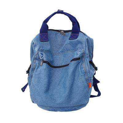 China Hot Selling Anti-theft Wholesale Fashion Denim Student Teenager AliExpress Backpack Durable Backpack for sale