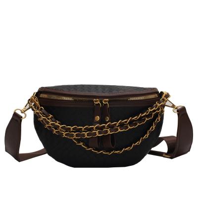 China High Quality Fashion Women's PU Leather Waist Bag Purse Bum Bag Purse PU Wallet Chest Fanny Pack Fanny Pack Bag for sale