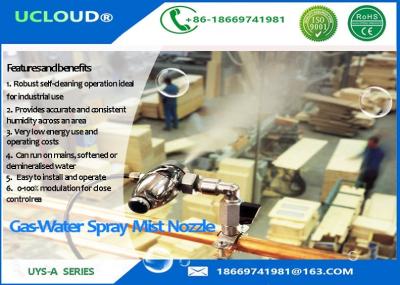 China Low Pressure Water Spray Nozzles Cleaning UYS - B Full Cone Spray Nozzle for sale