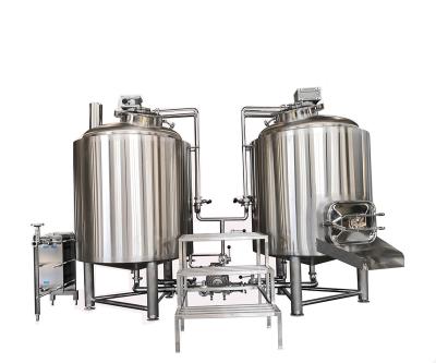 China Hotels 500l Steam Kettle Brewery System Wheat Jacketed Brewery Equipment for sale