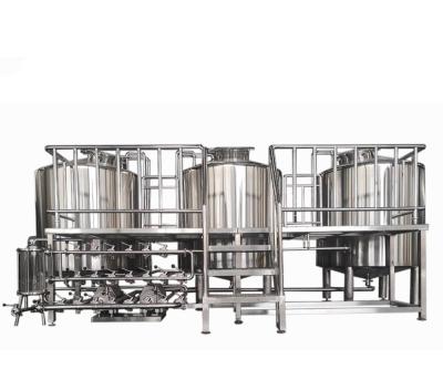 China Hotels Beer Equipment Brewing Kettle Vat-Material Brewery With Steam Jacket And False Bottom for sale