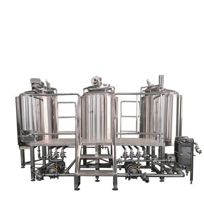 China Hotels Jinan Brewery Factory Stainless Steel Micro Kettle Brewery 500L for sale