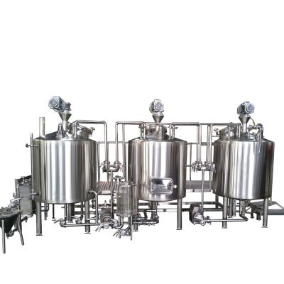 China Hotels 1bbl 2bbl 3bbl 3.5bbl 5bbl 7bbl 500l electric or nano steam beer brewing brewhouse for sale for sale