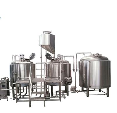 China Hotels Commercial Stainless Steel 500l 1000l Craft Beer Brewing Equipment Beer Production Brewery Line for sale