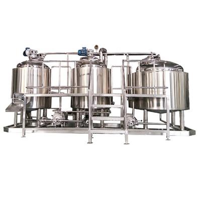 China Hotels Turnkey Project Beer Brewery Plant 1000 Liters Stainless Steel Electric Beer Brewing Equipment for sale