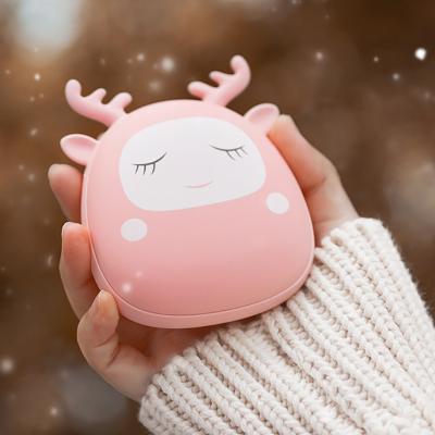 China Outdoor Cute Rechargeable Electric Mini Portable Hand Warmer for sale