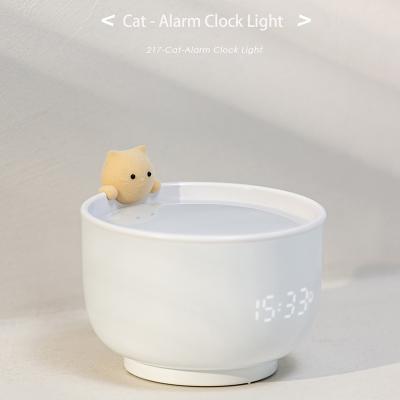 China Ambient Light Calendars LED Night Light Digital Nap Calendar Alarm Clock for sale