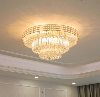 China Outdoor Mounted Design Living Room Lighting Decoration Ceiling Lights Led Fixtures Modern Home Bedroom K9 Crystal Ceiling Lamp for sale