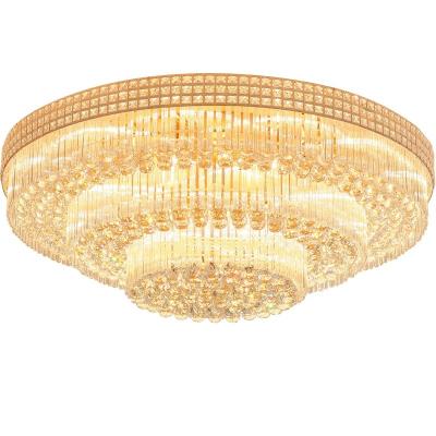 China Wholesale Design Solutions High Quality Outdoor Fashion Crystal Chandelier Outdoor Mounted Decorative Led Crystal Ceiling Light for sale