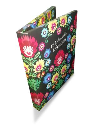 China Simple delicate gift cards with envelop playing cards set with slipcase made for sale