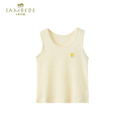 China 2021 Kids QUICK DRY Summer Wholesale Kids Casual Solid Vest For 2-6Y Kids Tank Top for sale