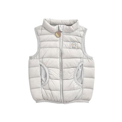 China Wholesale OEM/ODM Breathable Lightweight Casual Baby Kids Sleeveless Kids Down Jacket Winter Clothing Vest Without Hood for sale