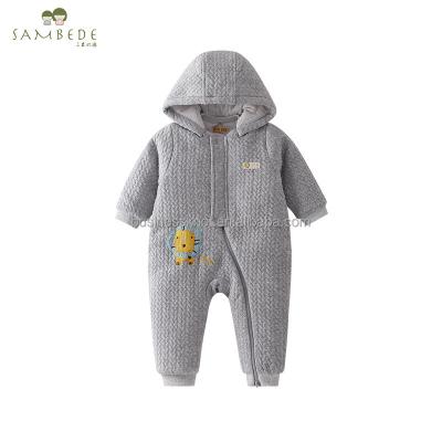 China Wholesale Organic Baby Rompers Winter Long Sleeve Baby Clothes Organic Long Cotton Overalls Baby Rompers SM7Q30840 for sale