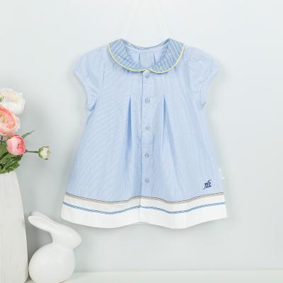 China Breathable Summer Toddler Baby Infant Dresses For Girls Dress Boutiques Wholesale Children's Clothing Kids for sale