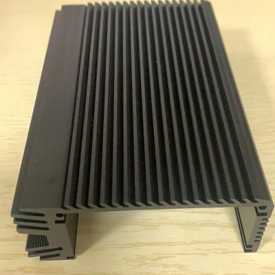 China Heatsink Custom 6063 Enclosure Anodized Aluminum Extrusion Heatsink, CNC Milling Aluminum Extrusion Heatsink for sale