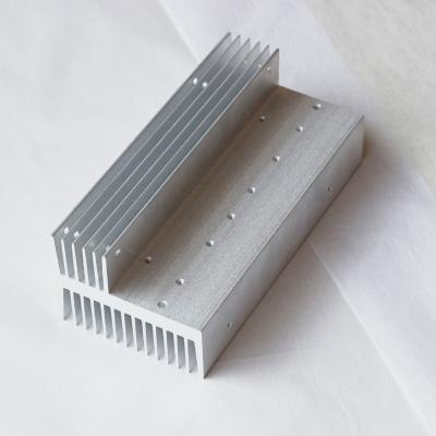 China Heatsink Custom 6063 Enclosure Anodized Aluminum Extrusion Heatsink, CNC Milling Aluminum Extrusion Heatsink for sale