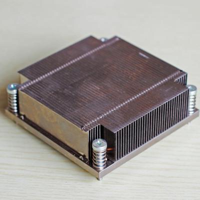 China Factory Custom 6063 Aluminum Extruded Heatsink China ISO Profile Heatsink Aluminum Extruded Heatsink for sale