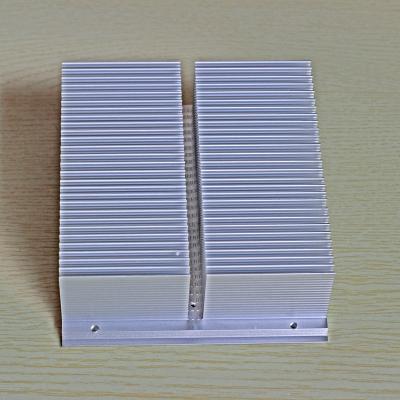 China Custom Heatsink Electronic Equipment ODm Anodized Aluminum Alloy Heatsink Heigh Salt Spray 72h SFP Heatsink for sale