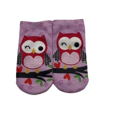 China China Factory Regular Women Socks Polyester Cotton Wholesale Custom Animal Printed Socks for sale