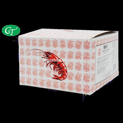 China Fried Snacks Seafood Fried Snack 2kgs x White Color 6boxes Pink Shrimp Fortune Cookies for sale