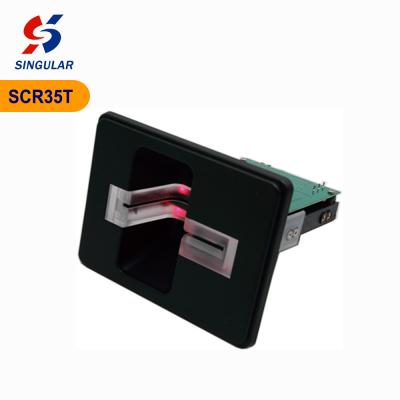 China Card Insert Responded By LED ID Card Reader With Translucent Bracket For Slot Machines for sale