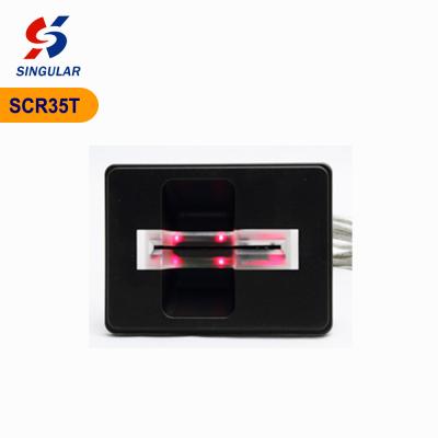 China Card Insertion Responded By LED Driver OEM USB Card Reader With Transparent LED Bracket for sale