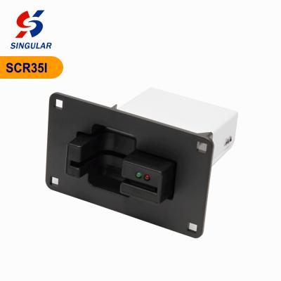 China Card insertion responded by LED OEM 3 in1 hybrid memory smart magnetic card reader for sale