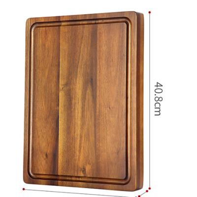 China Sustainable Large Reversible Universal Thick Acacia Wood Cutting Cutting Board for sale