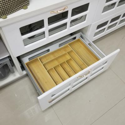 China Sustainable Wooden Drawer Organizer, Bamboo Storage Organizer, Bamboo Silverware Organizer for sale