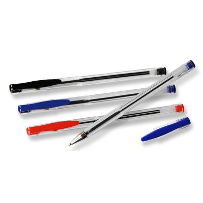 China Office & School Pen Factory Sale Various Widely Used Plastic All Color Stick Ballpoint Pens for sale