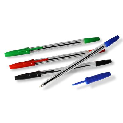 China Office & School Pen Attractive Price New Type All Color Plastic School Stick Ballpoint Pens for sale