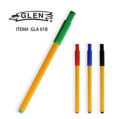 China Office & School Pen Professional Manufacture Economical Use And Spray School Office Easy To Carry Plastic Colored Stick Tip Pens Slim Volume for sale