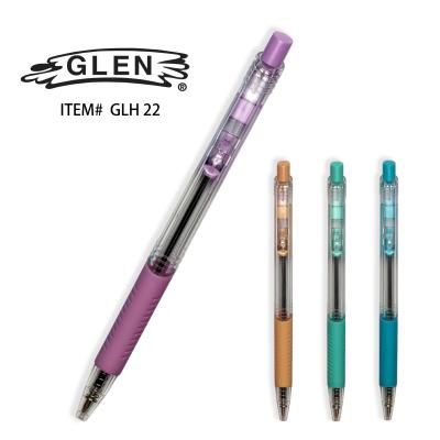 China Office & Cheap School Pen New Popularity Hot Sale Macaron Color Student Choice Promo Plastic Click Retractable Ballpoint Pens for sale